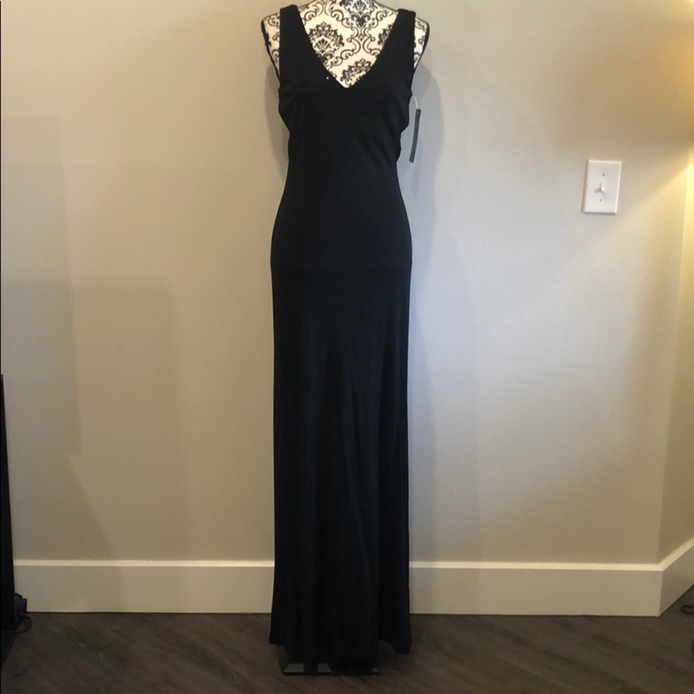 NWT Lauren Ralph Lauren Black Gown